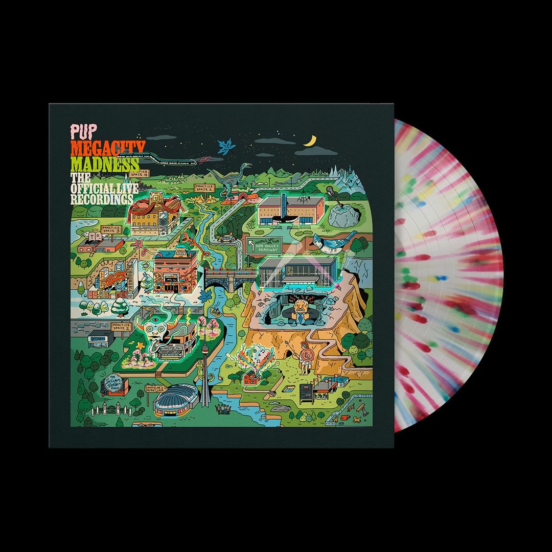 Megacity Madness: The Official Live Recordings [Multicolor Splatter LP] cover art