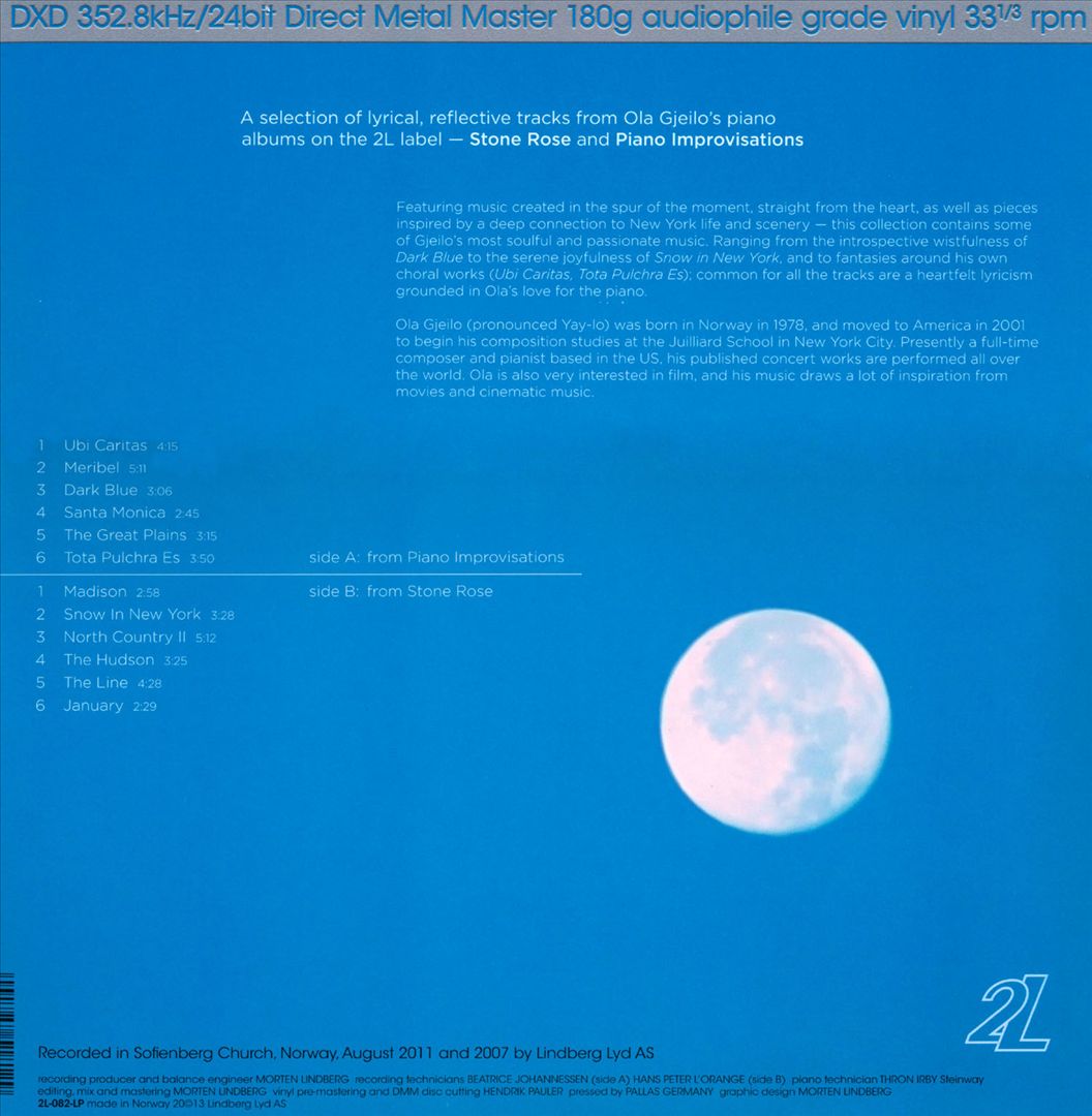 Piano Improvisations cover art