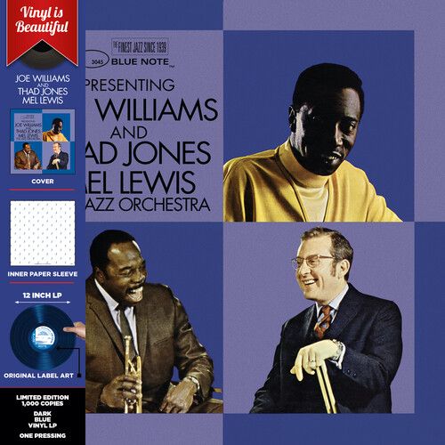Presenting Joe Williams and the Thad Jones/Mel Lewis Jazz Orchestra [Blue Vinyl] cover art