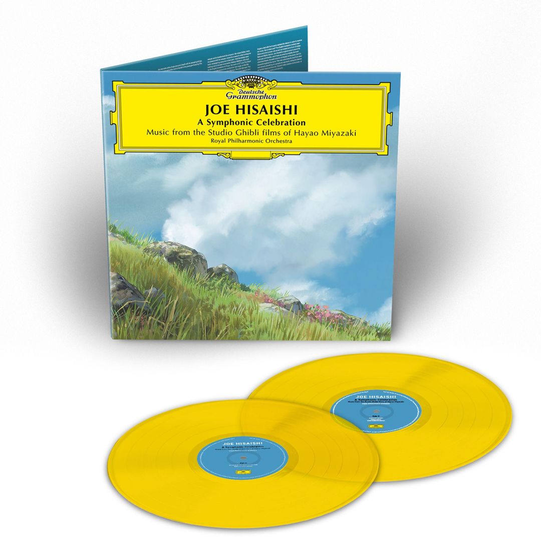 Joe Hisaishi: A Symphonic Celebration - Music of the Studio Ghibli Films of Hayao Miyazaki [Yellow Vinyl] cover art
