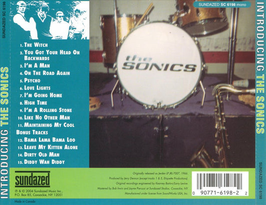 Introducing the Sonics [Bonus Tracks] cover art