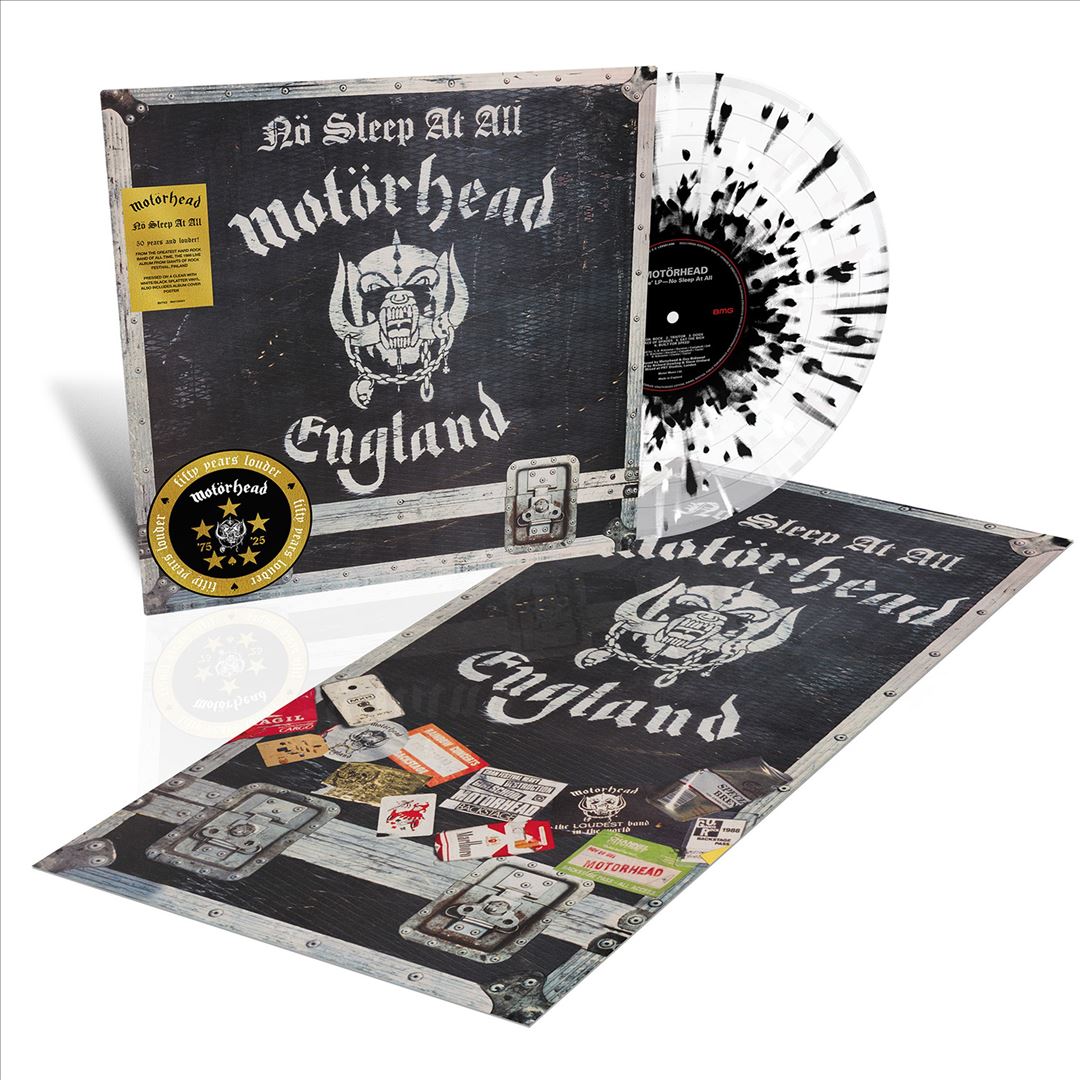 No Sleep At All [50th Anniversary] [Clear/Black-White Splatter LP] cover art