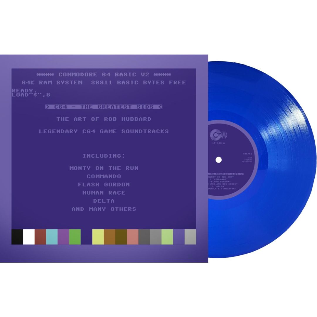 C64 Greatest Sids: The Art of Rob Hubbard [Limited to 100 Handnumbered Edition Blue Vinyl] cover art
