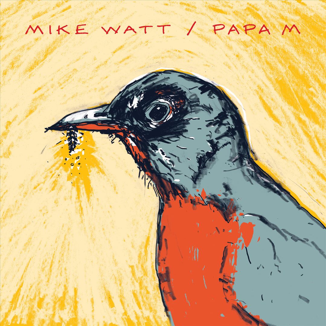 Mike Watt//Papa M - Red Opaq cover art
