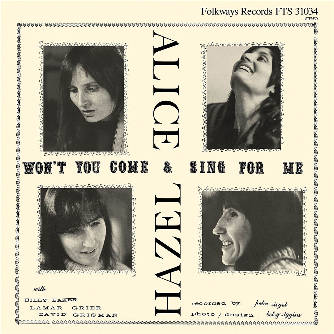 Won't You Come and Sing for Me cover art