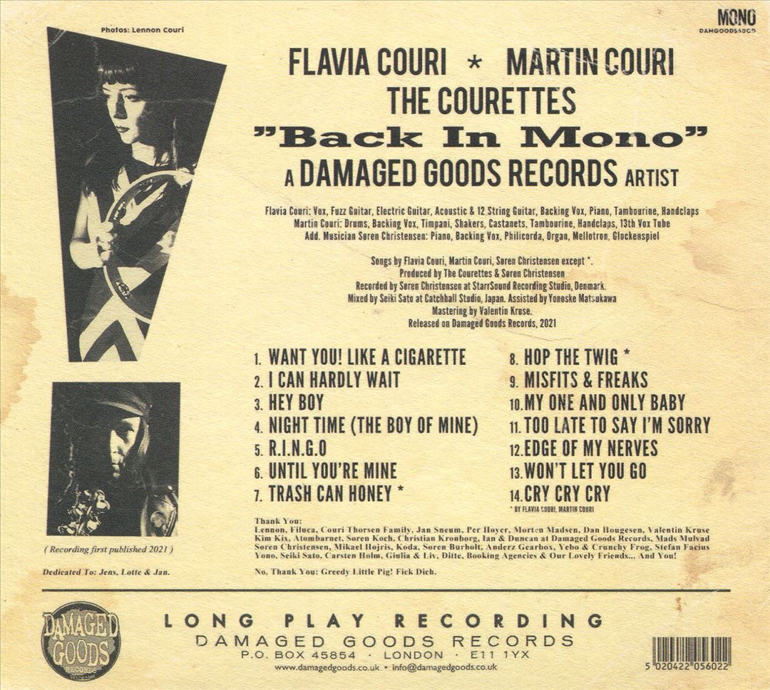 Back in Mono cover art