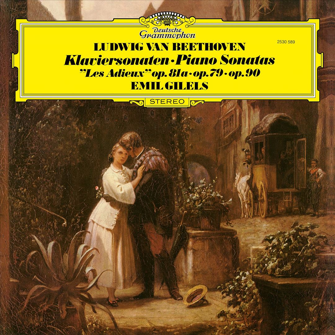 Ludwig van Beethoven: Klaviersonaten "Les Adieux" Op. 81a, Op .79, Op. 90 cover art