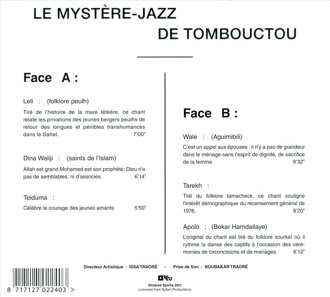 Mystere Jazz de Timbouctou cover art