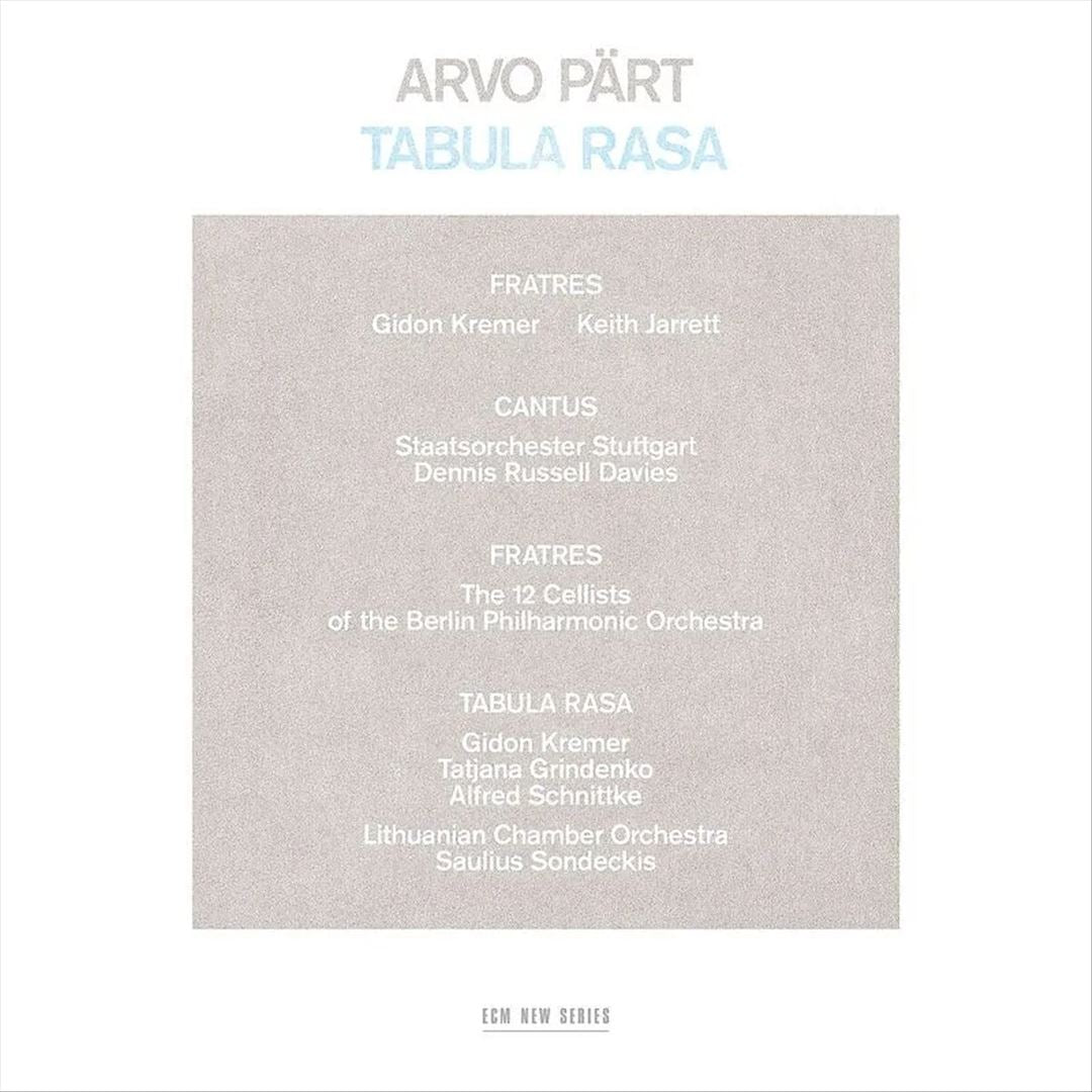 Arvo Pärt: Tabula Rasa cover art