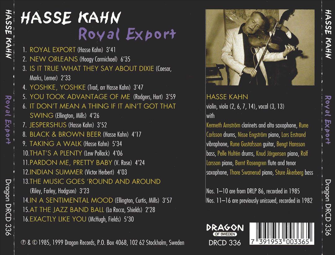 Royal Export cover art