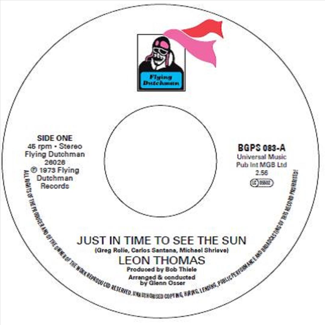 Just In Time To See The Sun cover art