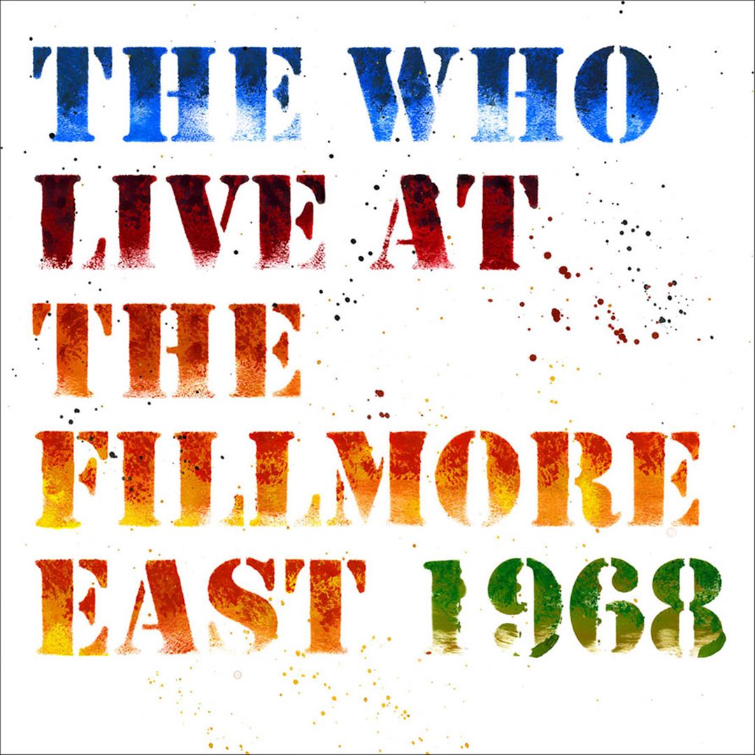 Live at the Fillmore East 1968 cover art