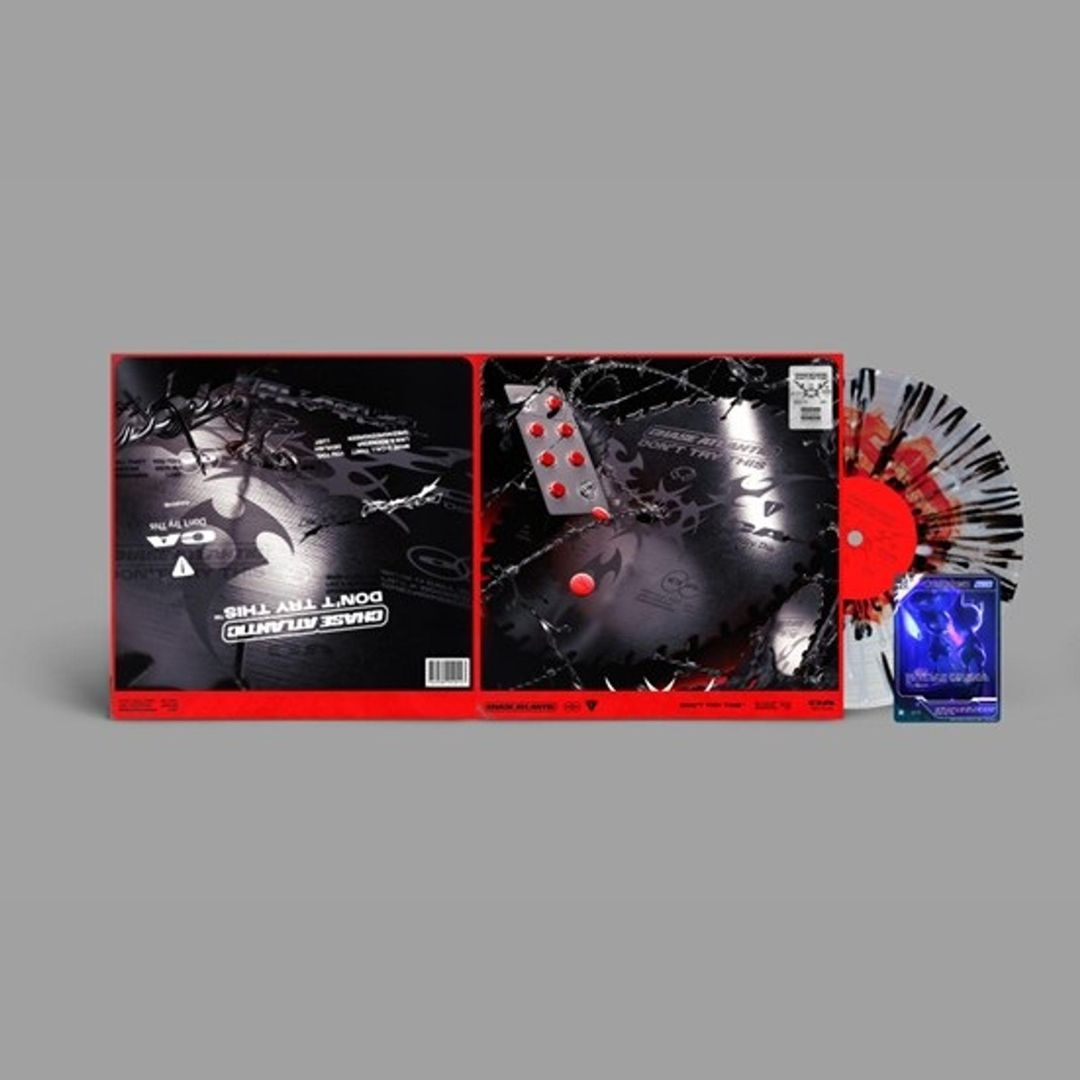 Don't Try This [Clear, Red, Orange, Black & White Splatter Vinyl] cover art