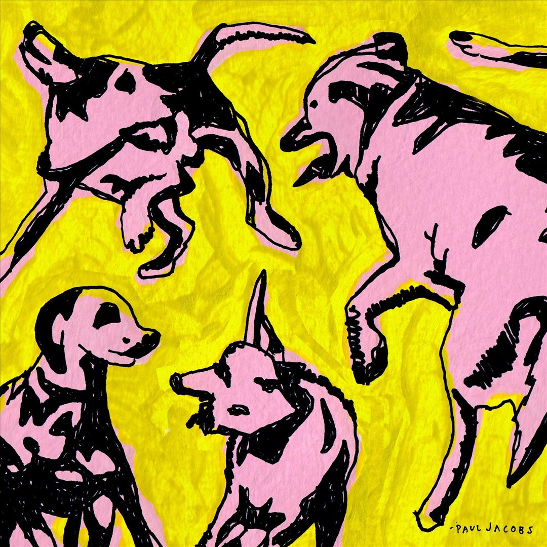 Pink Dogs on the Green Grass cover art