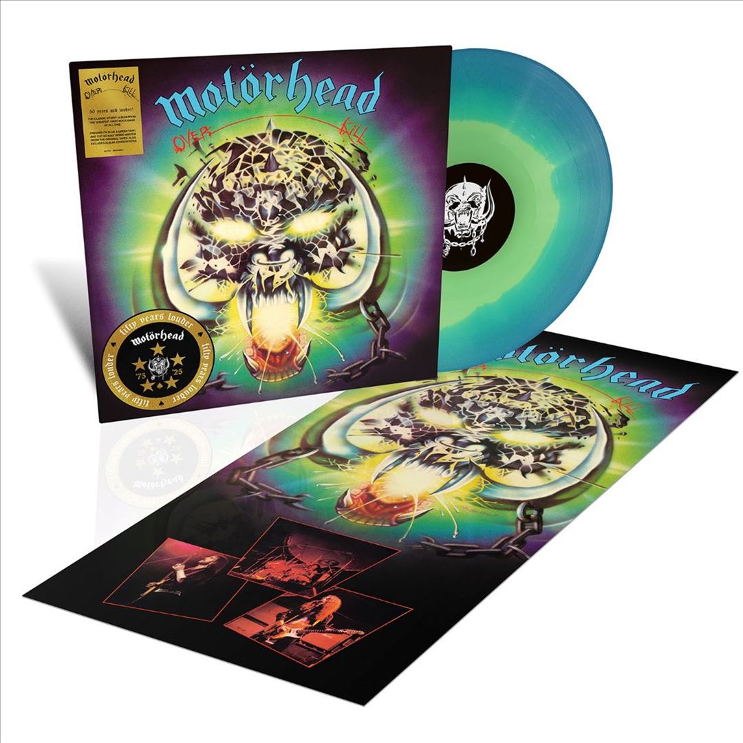 Overkill [50th Anniversary] [Turquoise/Blue Splatter LP] [Half-Speed Mastered] cover art