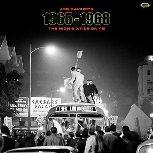 Jon Savage's 1965-1968: The High Sixties on 45 cover art