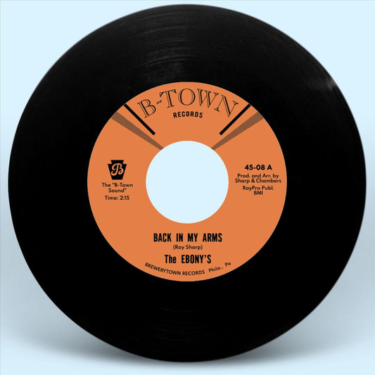 Back in My Arms b/w I Can't Help But Love You  cover art