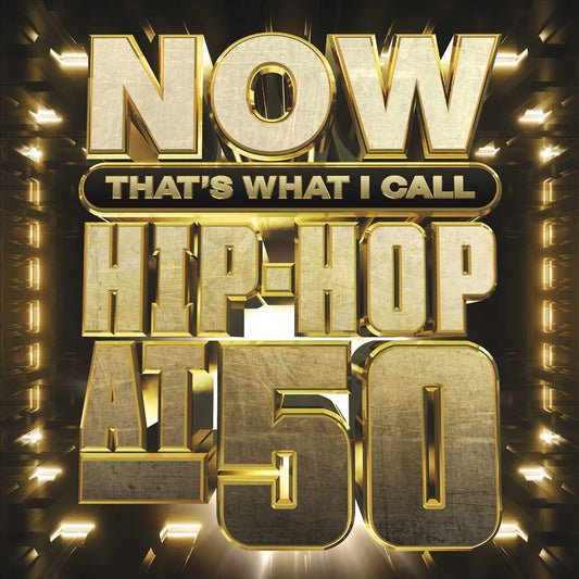 NOW Hip-Hop At 50 [Translucent Black Ice 2 LP] cover art