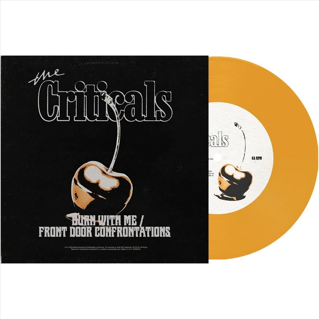 Burn With Me/Front Door Confrontations [Yellow 7" Single] cover art