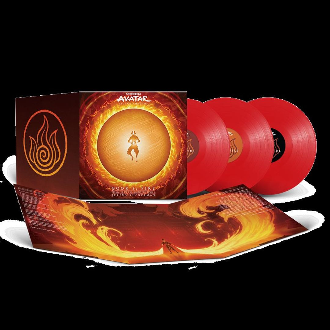 Avatar: The Last Airbender - Book 3: Fire [Music from the Animated Series] [Red 3 LP] cover art