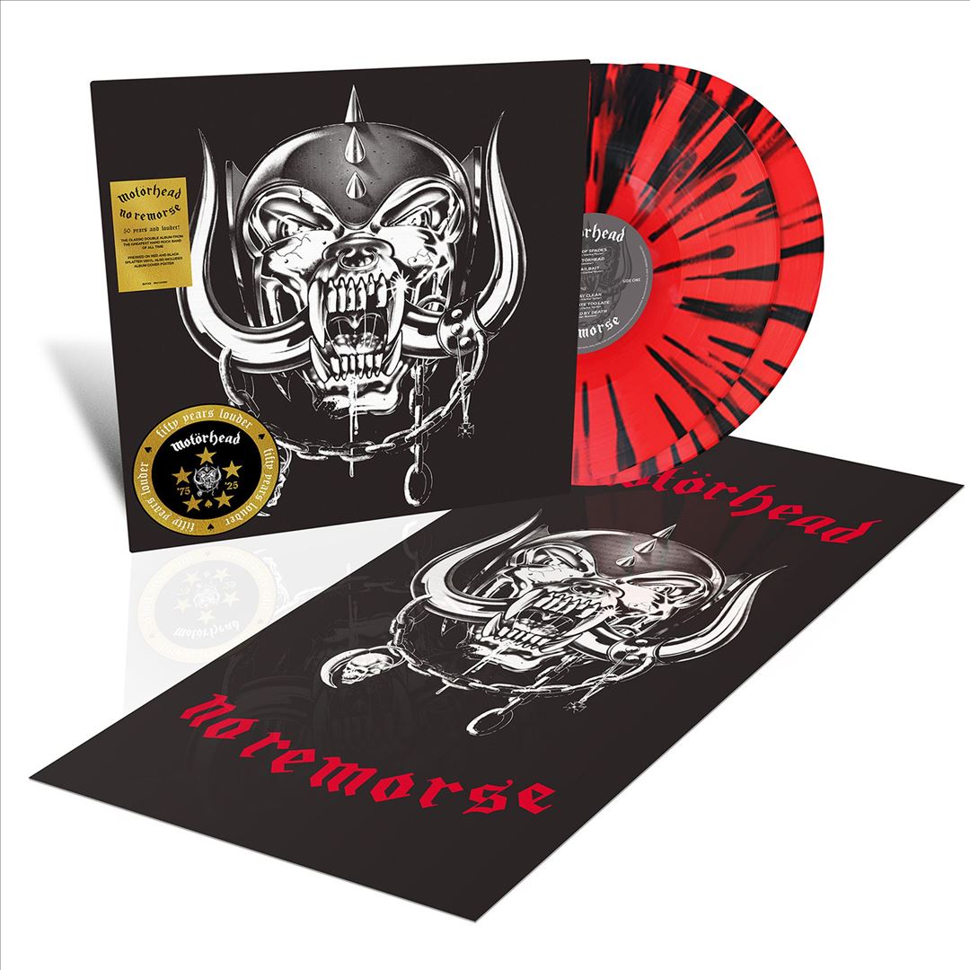 No Remorse [50th Anniversary] [Red/Black Splatter 2 LP] cover art