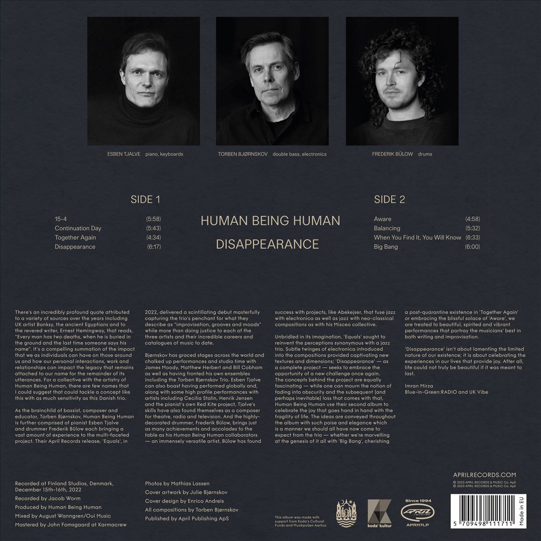 Disappearance cover art