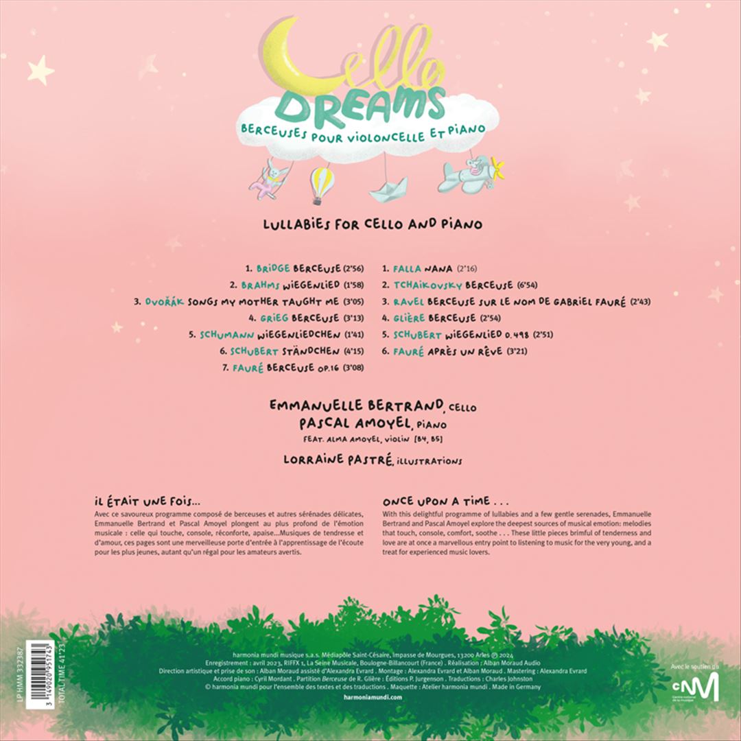 Cello Dreams: Berceuses pour violoncelle et piano cover art