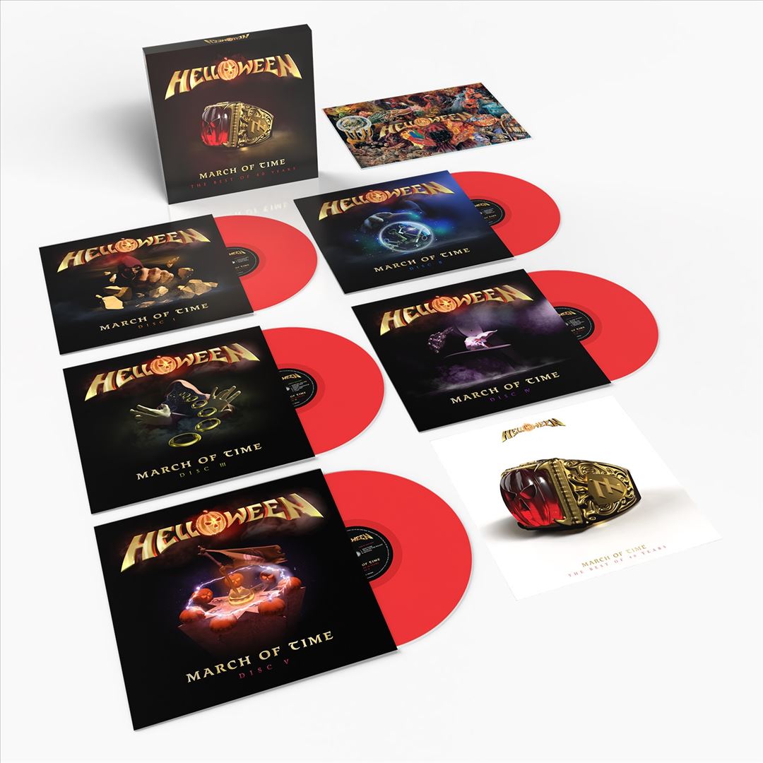 March of Time: The Best of 40 Years [Red 5 LP] cover art