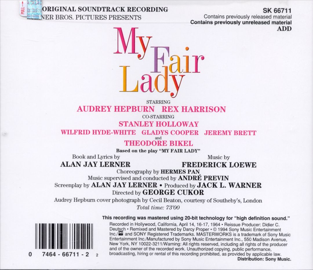 My Fair Lady [Original Soundtrack] [Bonus Tracks] cover art