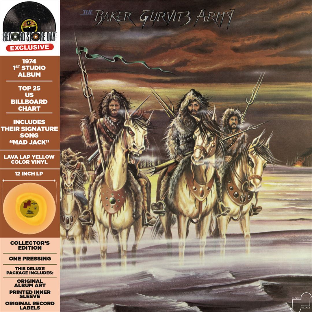 Baker Gurvitz Army [Colour in Colour Yellow/Beer Vinyl - Record Store Day 2023] cover art