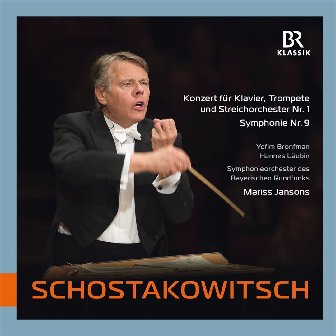Schostakowitsch: Konzert für Klavier, Trompete und Streichorchester Nr. 1; Symphonie Nr. 9 cover art
