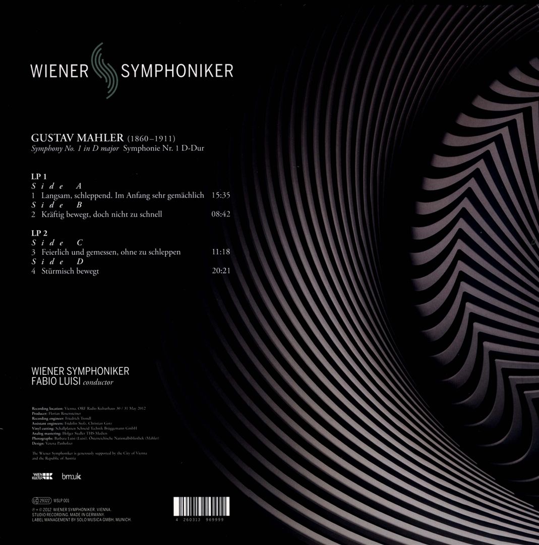 Mahler: Symphony No. 1 cover art