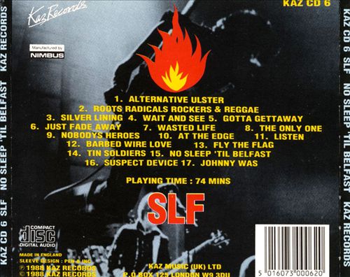 No Sleep 'til Belfast [Kaz] cover art