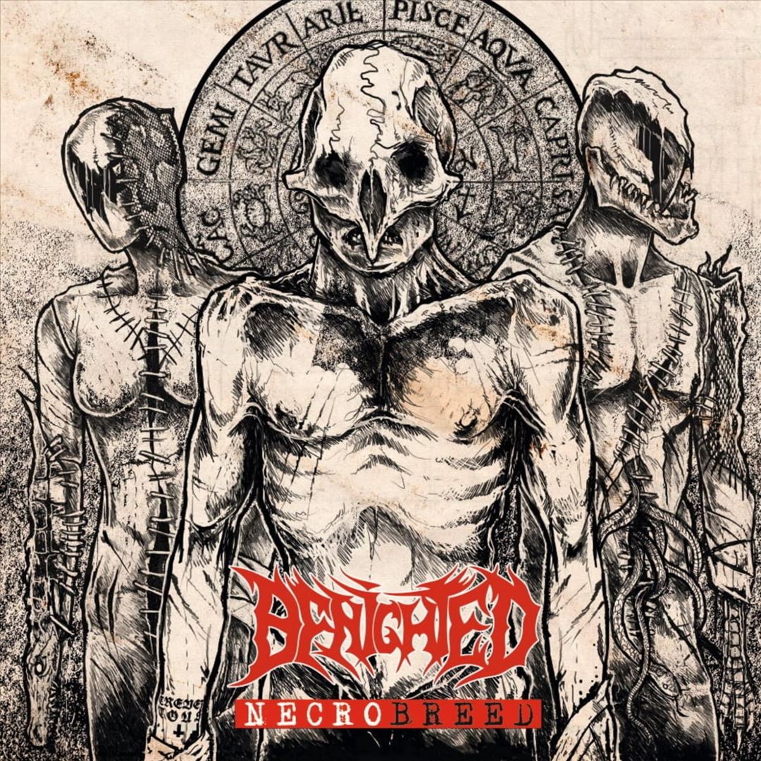 Necrobreed [Limited Yellow Red Black Splatter Vinyl] cover art
