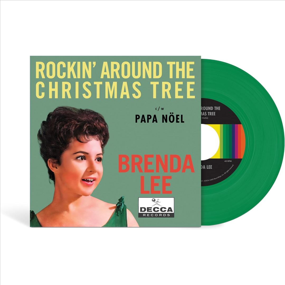 Rockin' Around the Christmas Tree [Translucent Emerald 7" Single] cover art