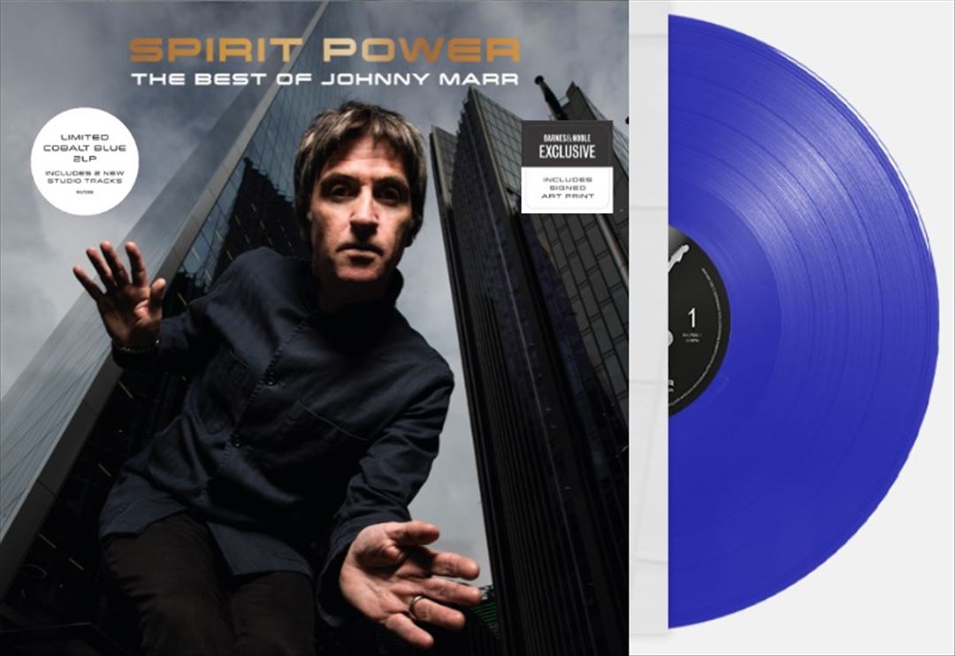 Spirit Power: The Best of Johnny Marr [Cobalt Blue Vinyl] [Barnes & Noble Exclusive] cover art