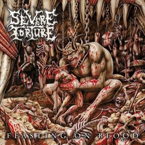 Feasting on Blood [Splatter Vinyl] cover art