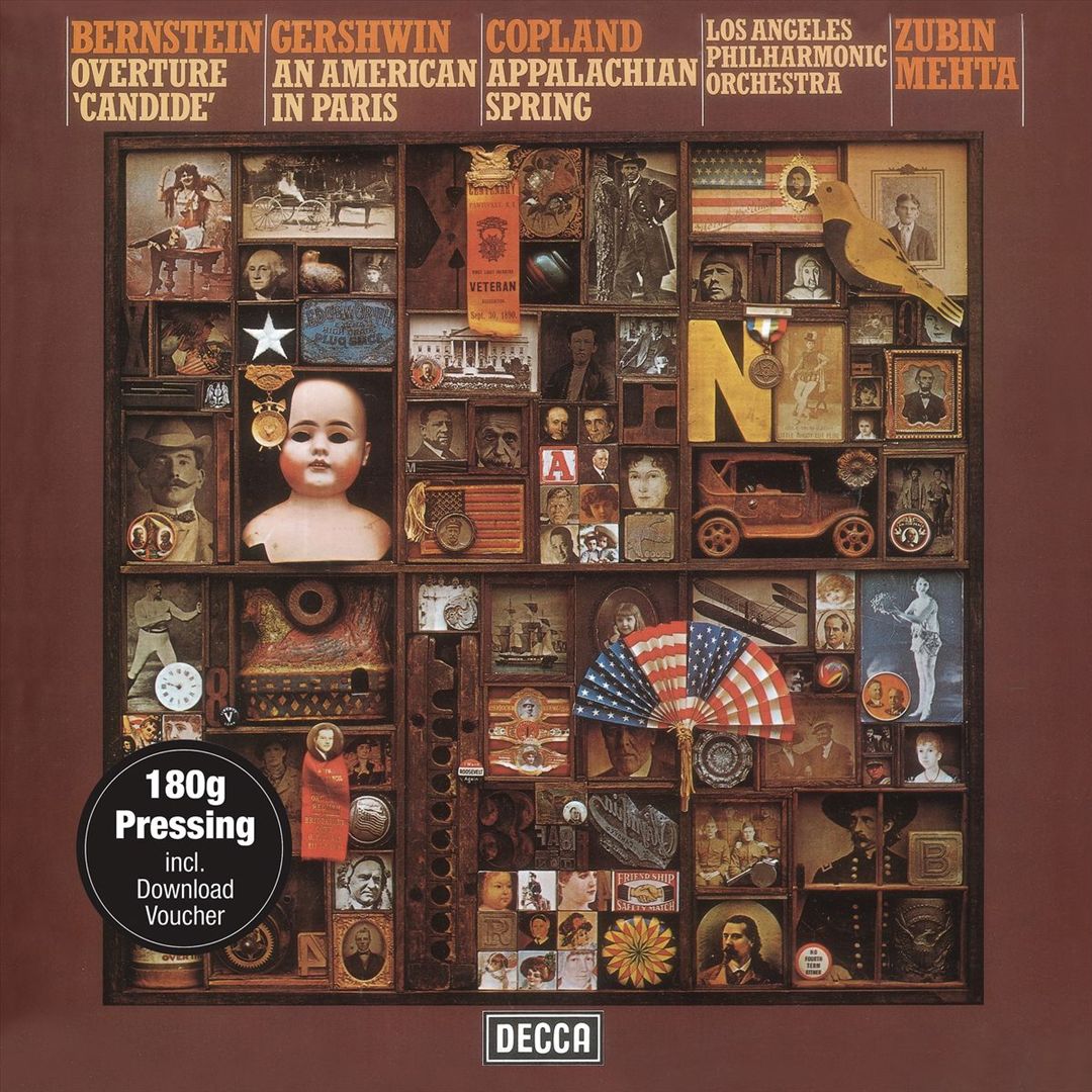 Bernstein: Overture 'Candide'; Gershwin: An American in Paris; Copland: Appalachian Spring cover art