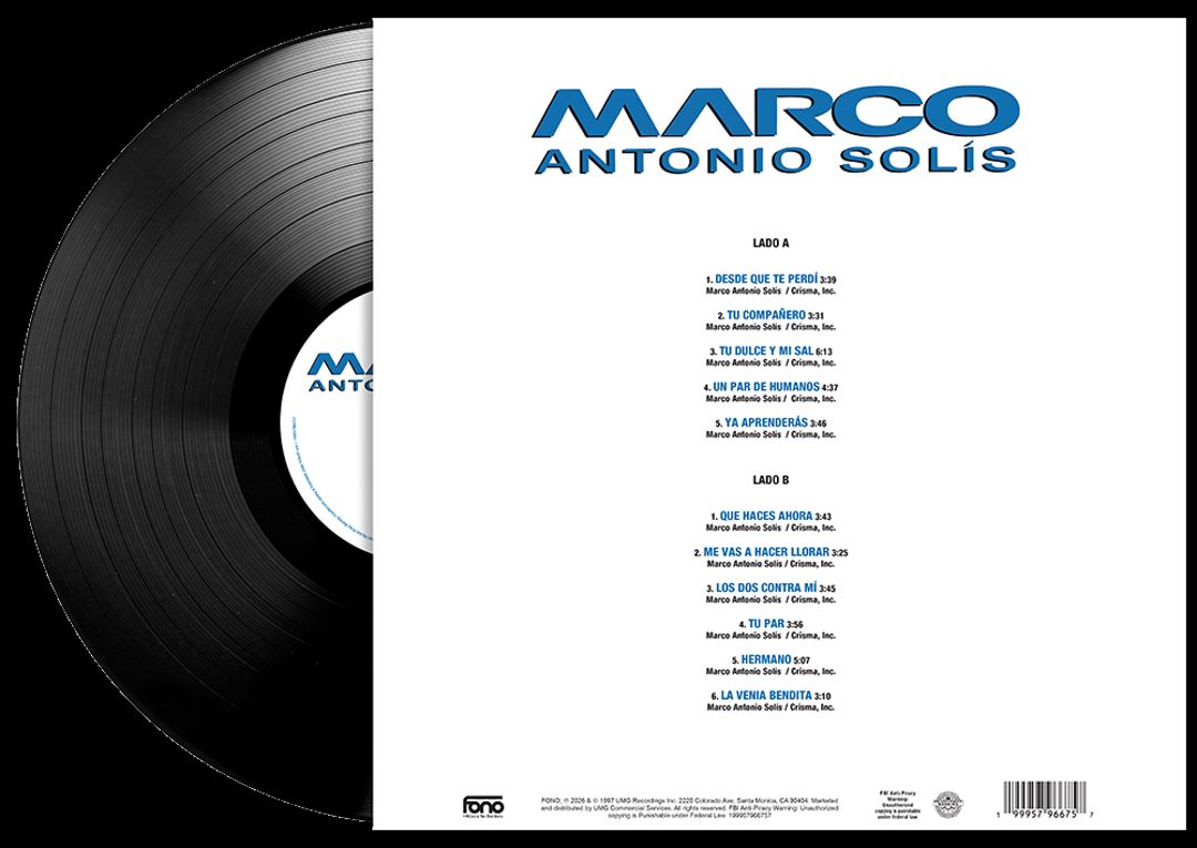 Marco Antonio Solis cover art