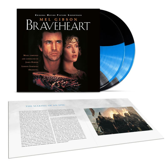 Braveheart [Original Motion Picture Soundtrack] [30th Anniversary Blue Stripe Vinyl] cover art