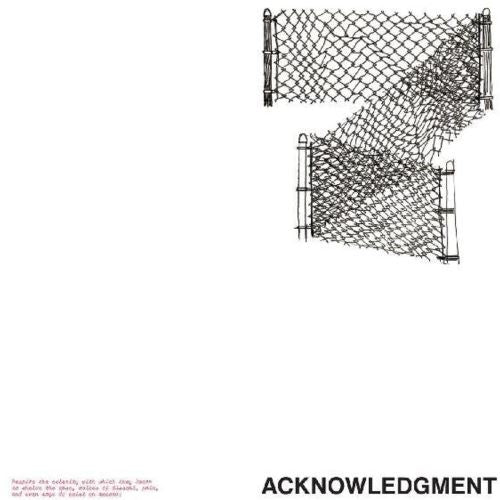 Acknowledgement cover art