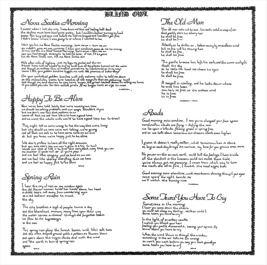 Blind Owl cover art