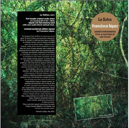 Selva: Sound Environments From A Neotropical Rain Forest cover art