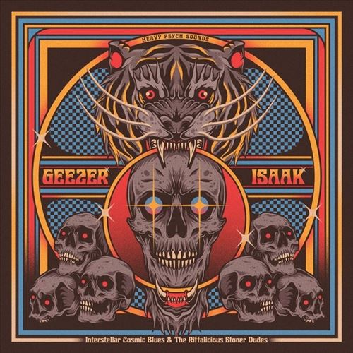 Interstellar Cosmic Blues & The Riffalicious Stoner Dudes [Clear, Red & Blue Splatter Vinyl] cover art