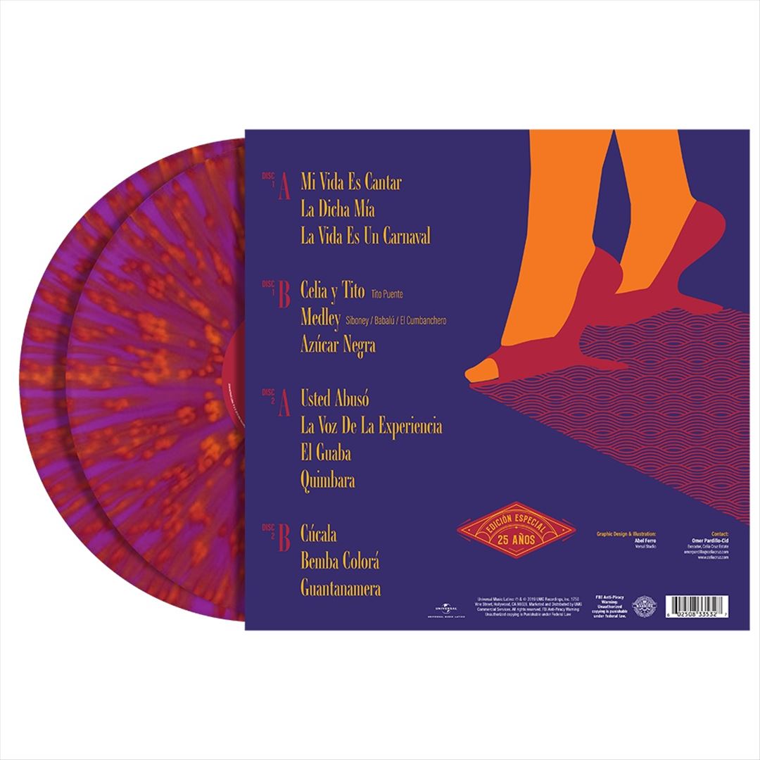 Night of Salsa [25th Anniversary Edition] [180g Magenta Splatter 2 LP] cover art