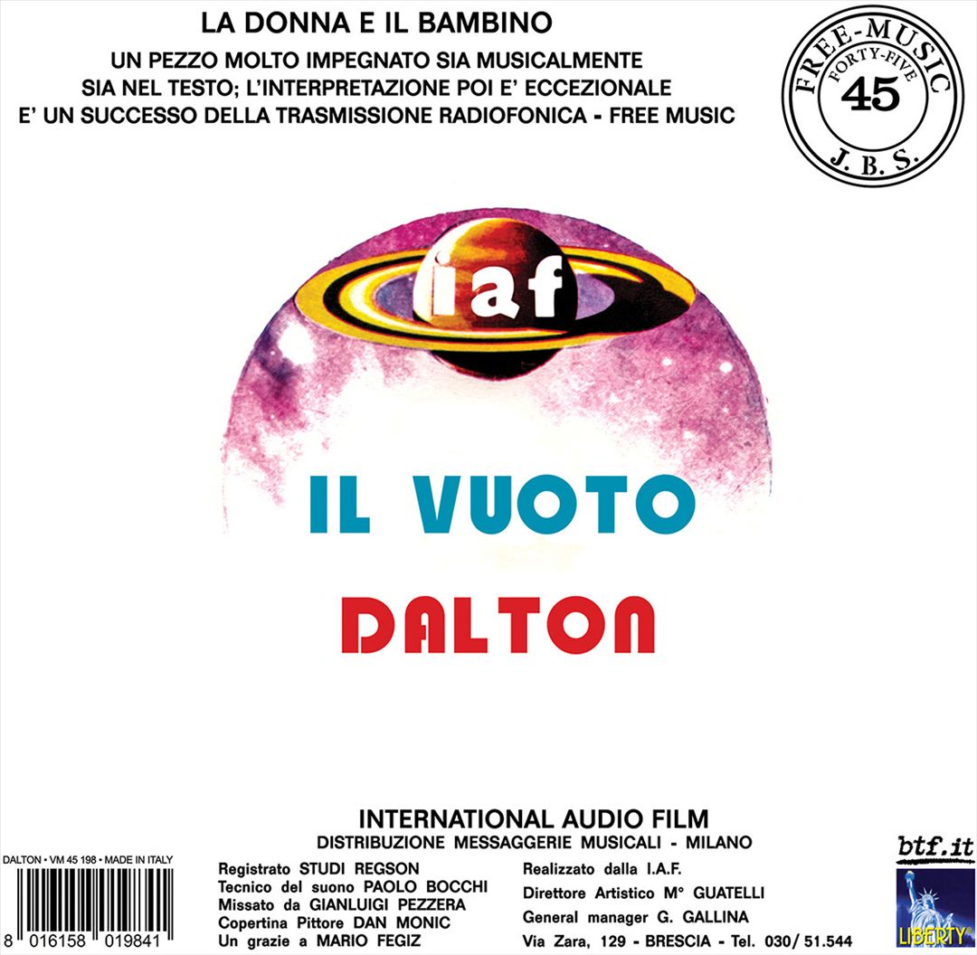 Donna E il Bambino/Il Vuoto cover art