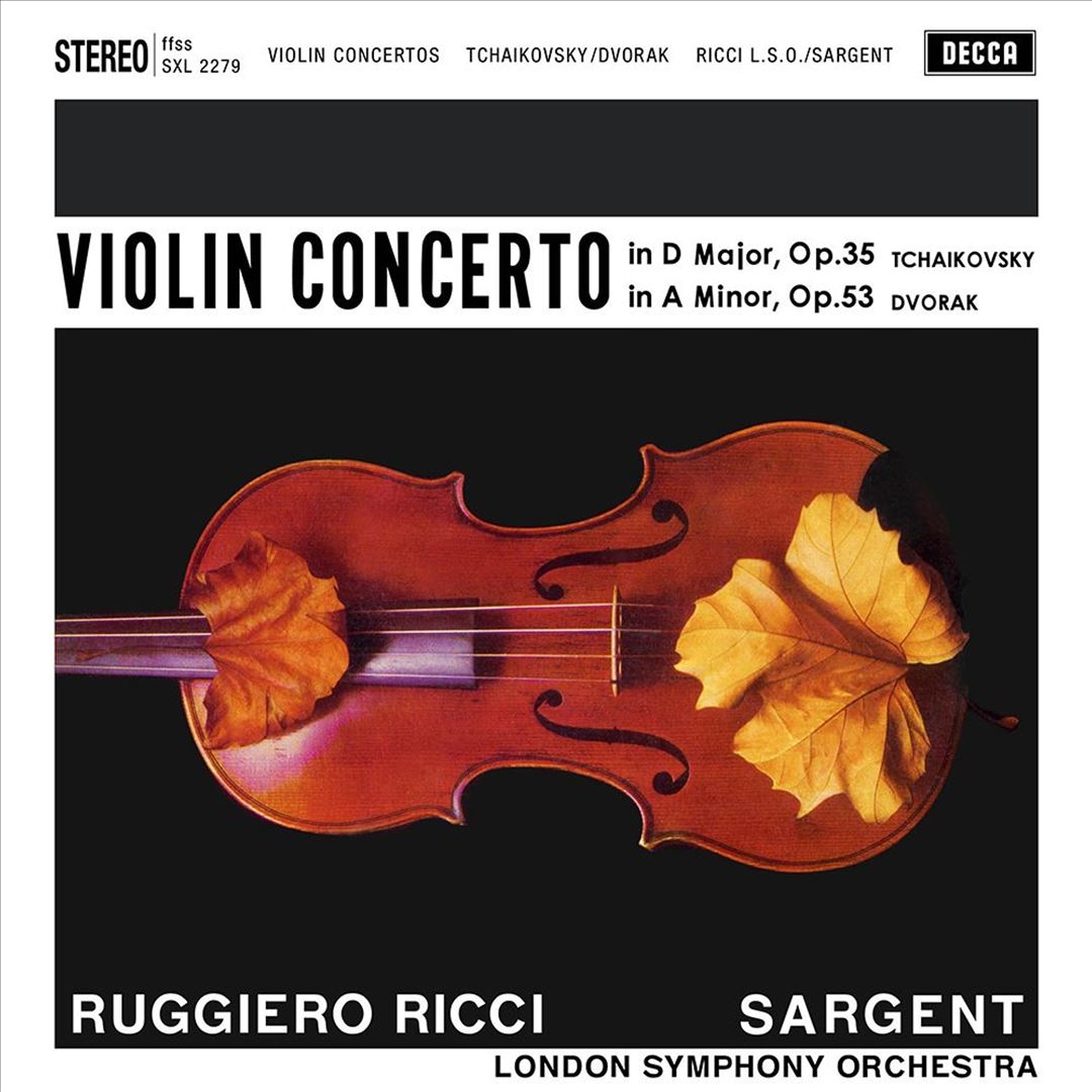 Violin Concerto: Tchaikovsky, Dvorak cover art