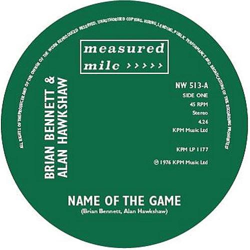 Name of the Game cover art