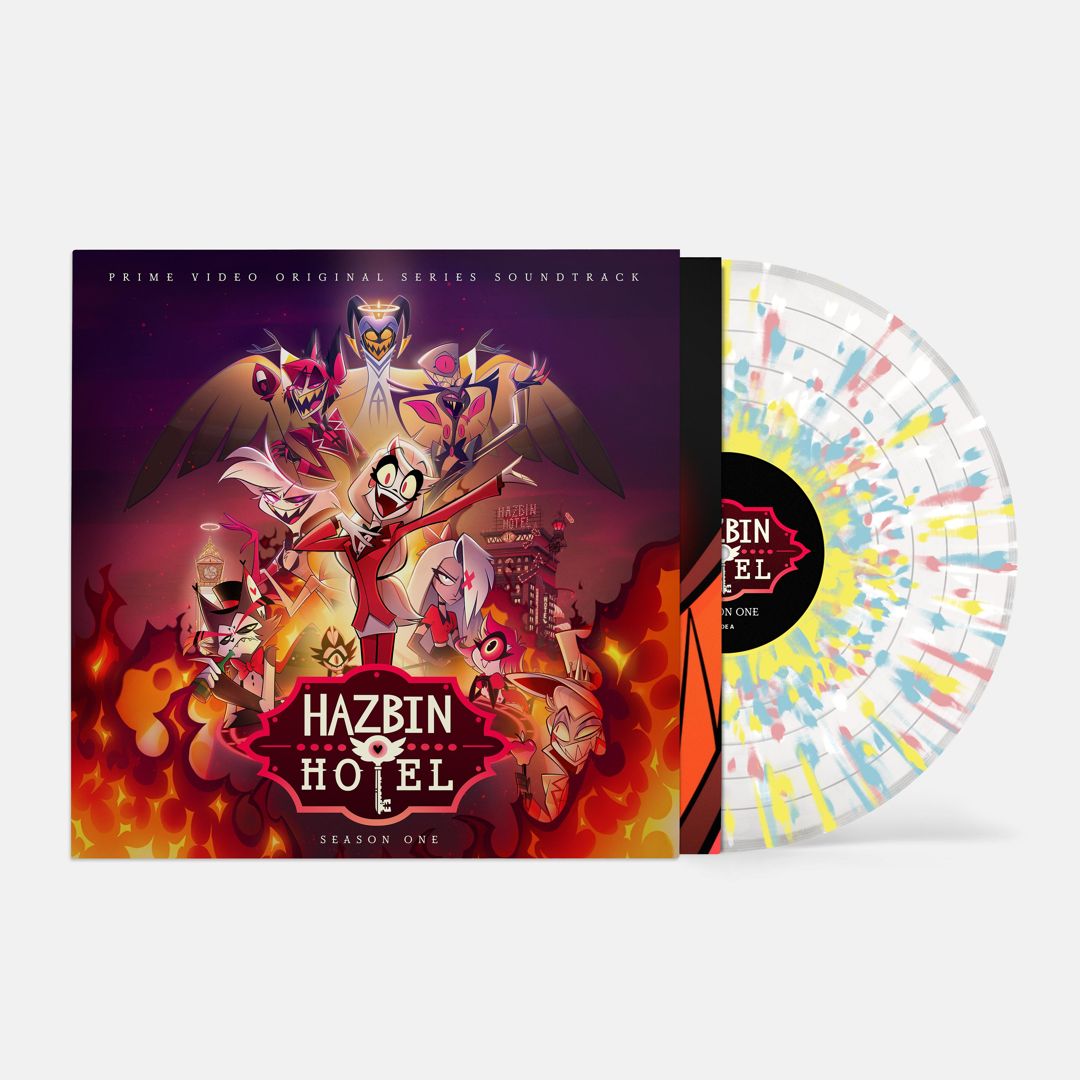 Hazbin Hotel [Original Soundtrack] [Heaven Splatter Vinyl LP] cover art