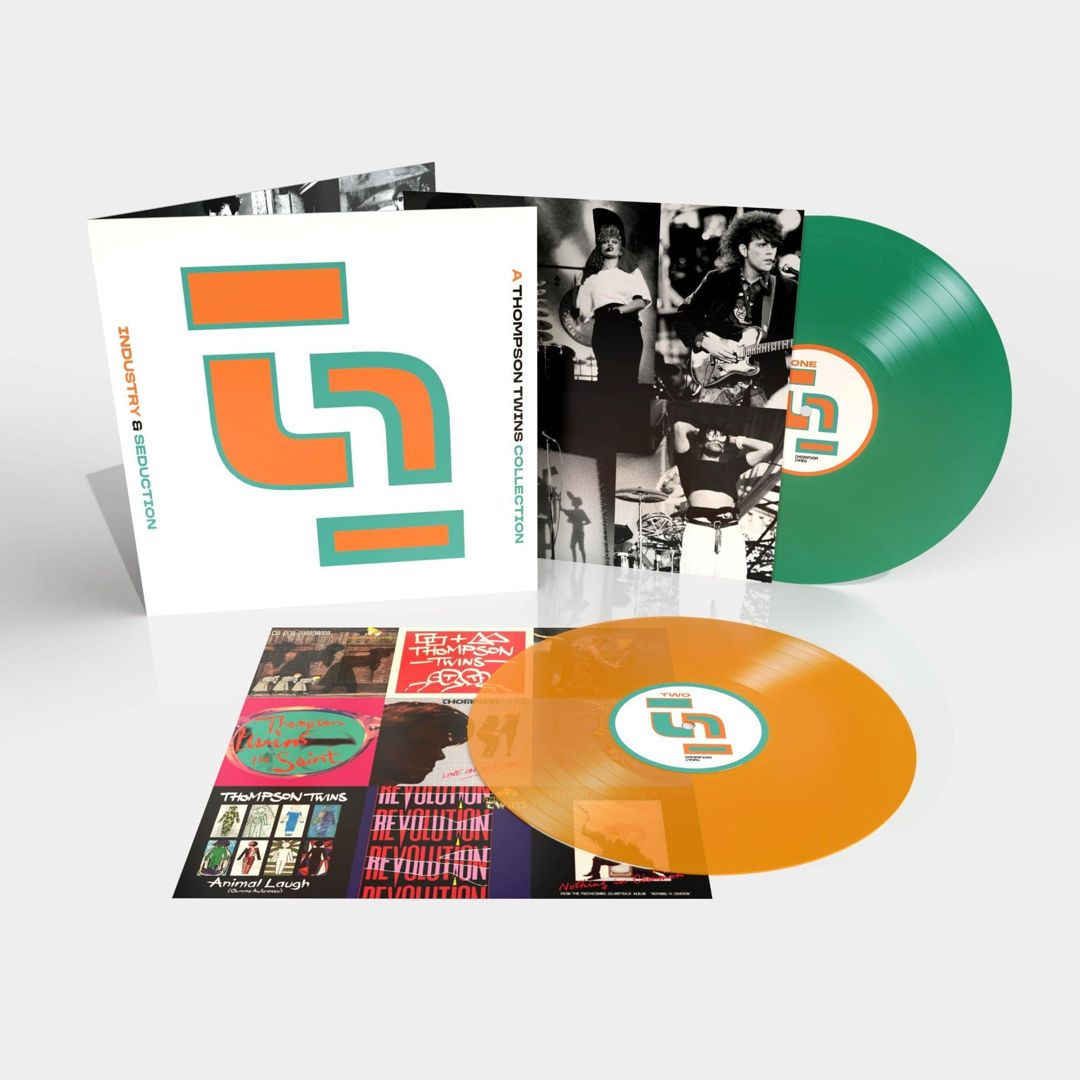 Industry & Seduction: A Thompson Twins Collection [Transparent Green/Orange 2 LP] cover art